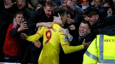 Jurgen Klopp - Aaron Ramsdale - Roberto Firmino - Arsenal vs Liverpool final score: Title fight alive - nbcsports.com -  Man