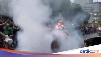 Marc Marquez - Motogp Mandalika - Sambutan Meriah untuk Rider MotoGP dari Jokowi Sampai Warga di DKI - sport.detik.com - Indonesia -  Jakarta
