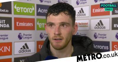 Andy Robertson praises Arsenal duo after Liverpool win at the Emirates to boost Premier League title hopes