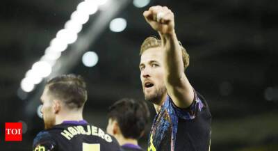 Antonio Conte - Hugo Lloris - Cristian Romero - Harry Kane - Ham United - Dejan Kulusevski - Harry Kane on target as Tottenham ease to win at Brighton - timesofindia.indiatimes.com