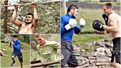 Khabib Nurmagomedov: Rare footage of him training in Dagestan mountains