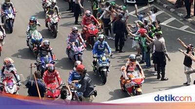 Marc Marquez Nikmati Parade MotoGP di Jakarta: Jumpa Fans dan Presiden