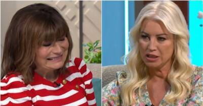 Lorraine Kelly winces as Denise Van Outen discusses major surgery after 'horrific' BBC Strictly Come Dancing injury