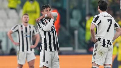Juventus crash out of the Champions League after a 3-0 defeat to Villarreal