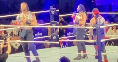 Drew Macintyre - Brock Lesnar - Roman Reigns - Roman Reigns breaks character at WWE show to deliver heartfelt promo - givemesport.com - Florida -  Kingston
