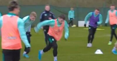 Kyogo in Celtic injury return clue as eagle eyed fans spot star at Lennoxtown training