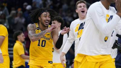 Michael Conroy - March Madness 2022: Frankie Collins provides spark, Michigan beats Colorado State - foxnews.com - state Tennessee - state Wisconsin -  Indianapolis - state Michigan - state Colorado