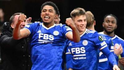 Brendan Rodgers - Wesley Fofana - Kasper Schmeichel - Benjamin Bourigeaud - Rennes 2-1 Leicester (2-3 on aggregate): Wesley Fofana scores in first game in seven months as Foxes advance in Europa Conference League - bbc.com - Switzerland - Madrid -  Leicester