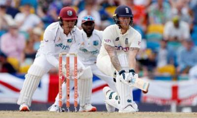 John Campbell - Kraigg Brathwaite - Ben Stokes’ England fireworks light up second Test against West Indies - theguardian.com - Barbados