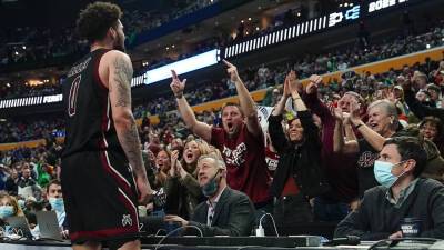Frank Franklin II (Ii) - March Madness 2022: New Mexico State upsets UConn in men's tourney - foxnews.com - New York - county Allen - county Buffalo - state New York -  Richmond - state Iowa - state Arkansas - state Connecticut - state New Mexico - state Vermont
