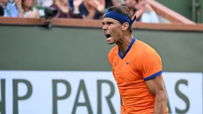 Nick Kyrgios - Carlos Alcaraz - Rafa Nadal - Nadal beats Kyrgios in thriller at Indian Wells, electric Alcaraz ousts Norrie - channelnewsasia.com - Australia - India