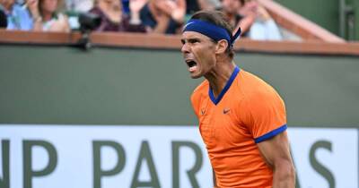 Tennis-Nadal beats Kyrgios in thriller at Indian Wells, electric Alcaraz ousts Norrie