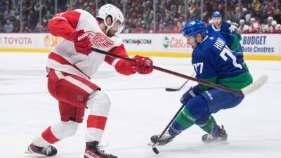 Nedeljkovic's 43-save shutout lifts Red Wings over Canucks