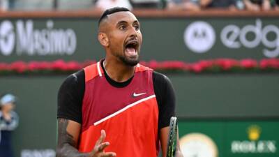 Kyrgios apologises for outburst after Indian Wells loss to Nadal