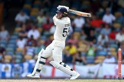 Joe Root - West Indies - Craig Overton - John Campbell - Kraigg Brathwaite - Stokes smashes hundred as England dominate West Indies - news24.com - Barbados - county Brooks