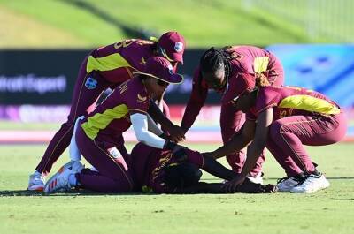 Bowler Connell collapses in West Indies' World Cup win