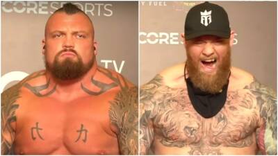 Eddie Hall vs Hafthor Bjornsson: Combined weight of strongmen for boxing fight