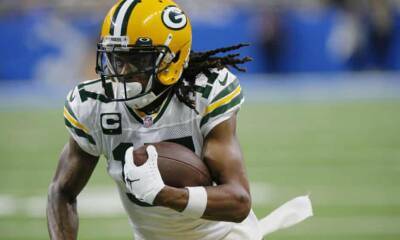Davante Adams to join Raiders on $141m deal in blockbuster trade with Packers