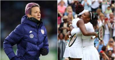 Megan Rapinoe lauds tennis legends Serena and Venus Williams for inspiring female athletes