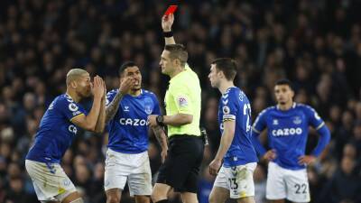 Frank Lampard - Bill Kenwright - Paul Tierney - Craig Pawson - Mike Riley - Chris Kavanagh - Frank Lampard hopes for Allan red card to be rescinded but doesn’t want apology - bt.com - Manchester - Brazil