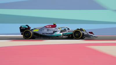 Max Verstappen - Lewis Hamilton - George Russell - Charles Leclerc - Carlos Sainz - Lewis Hamilton writes off Bahrain chances after disappointing practice showing - bt.com - Abu Dhabi - Bahrain