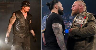 Brock Lesnar v Roman Reigns: The Undertaker predicts winner of WWE WrestleMania main event