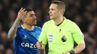 Craig Pawson - Everton appeals against Allan red card rejected - bbc.com - Brazil
