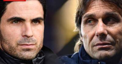 Antonio Conte embarasses himself by going 'full Tottenham' over dig at Mikel Arteta and Arsenal