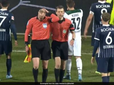 Watch: Bundesliga Match Abandoned After Assistant Ref Hit On Head With Beer Cup