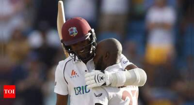 Alzarri Joseph - Dan Lawrence - West Indies vs England, 2nd Test: Brathwaite, Blackwood centuries frustrate England on Day 3 - timesofindia.indiatimes.com - Barbados