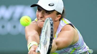 Simona Halep - Iga Swiatek - Maria Sakkari - Paula Badosa - Sakkari sees off Badosa to set up Indian Wells final showdown with Swiatek - channelnewsasia.com - France - Spain -  Doha - India - state California