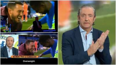 Chelsea vs Real Madrid: Eden Hazard caused Spanish TV show meltdown