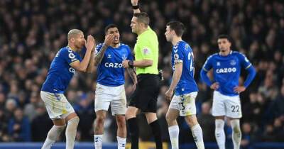 Everton dealt Allan blow after appeal rejected as former referee explains red card decision