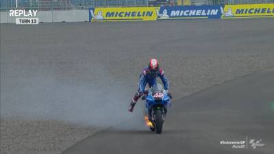 MotoGP : Rins tras el incendio de la Suzuki: "Pensaba que iba a explotar"