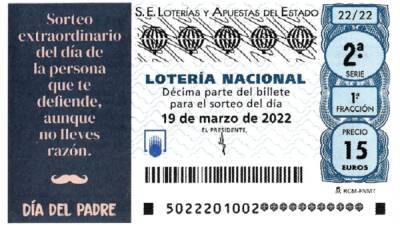 Lotería Nacional: comprobar los resultados del sorteo del Día del Padre hoy, sábado 19 de marzo - en.as.com