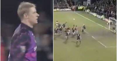 Peter Schmeichel was inches away from scoring one of the greatest ever FA Cup goals