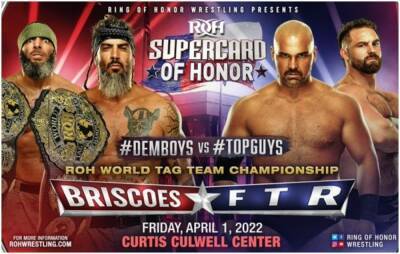 AEW: Top tag team announced for ROH show. - givemesport.com