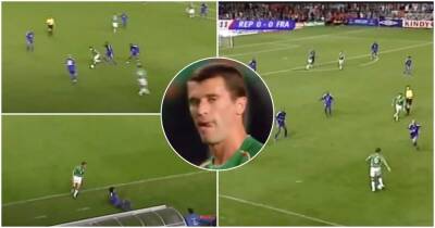 Roy Keane's class highlights vs France and Zidane in final Ireland game
