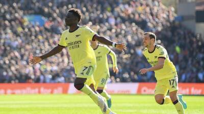 Bukayo Saka scores winner as Arsenal get back on track at AstonVilla with narrow victory over Steven Gerrard's side