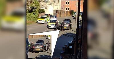 'Knifeman' arrested as armed police swoop on street in Stockport following reports of disturbance - manchestereveningnews.co.uk - Manchester