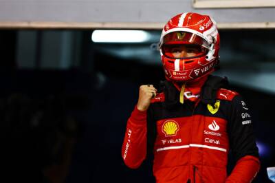 Bahrain GP: Charles Leclerc seals pole ahead of Max Verstappen