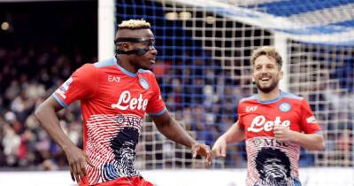 Soccer-Another Osimhen double fires Napoli to win over Udinese