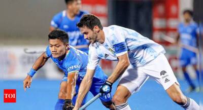 Harmanpreet Singh - Mandeep Singh - FIH Pro League hockey: India lose 1-3 to Argentina in shoot-out - timesofindia.indiatimes.com - Spain - Argentina -  Tokyo - India