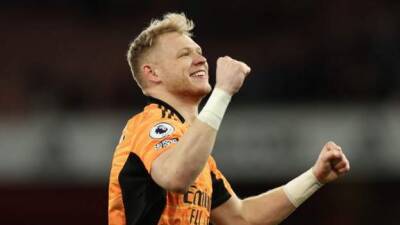 Aaron Ramsdale: Arsenal goalkeeper set to miss England games with hip problem