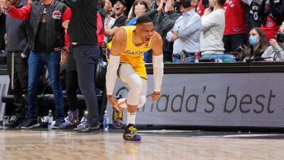 Westbrook triple-double, LeBron dominating late lead Lakers past Raptors in OT