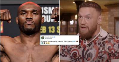Conor McGregor has been sent a 'murder' warning by Kamaru Usman for eyeing his 170lb title