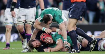 Ireland beat Scotland to claim Triple Crown and keep championship hopes alive