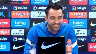 Xavi deja callado a un periodista tras acusarle de no ganar a ningún grande - en.as.com - Madrid