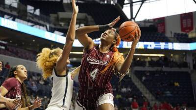 Dawn Staley - Gamecocks' Aliyah Boston named SEC player of the year, top defender - foxnews.com - Georgia -  Boston - Florida -  Kentucky - Jordan - state Tennessee - state Mississippi - county Smith - state Arkansas - state South Carolina -  Austin - county Oxford - county Spencer