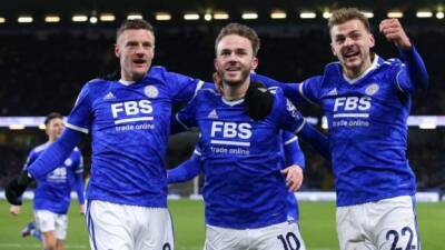 Burnley 0-2 Leicester: James Maddison and Jamie Vardy give Foxes first league win of 2022